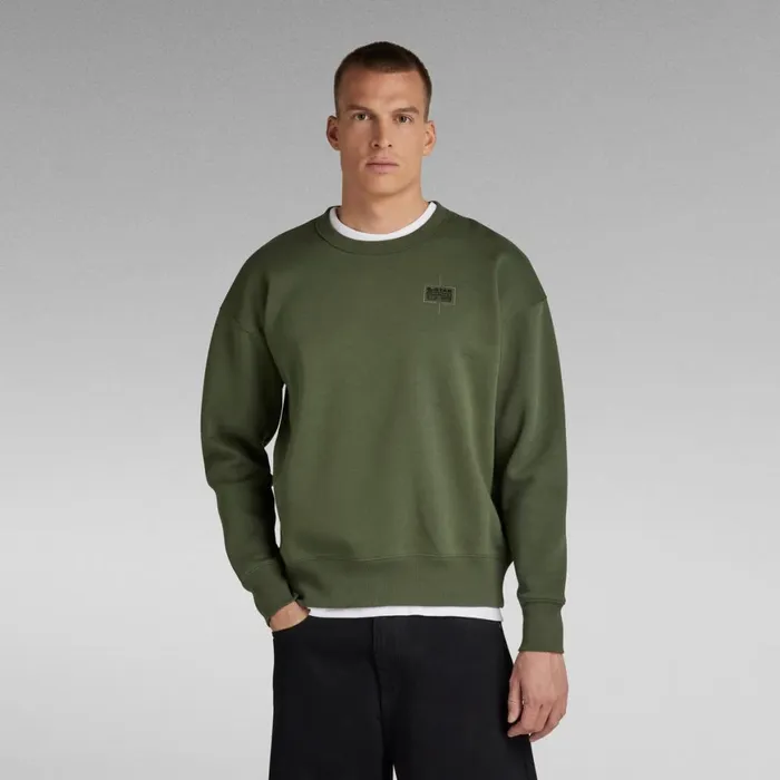 Sweatshirts and Hoodies Men GStar RAW Unisex Core Oversized Sweater Light Hunter