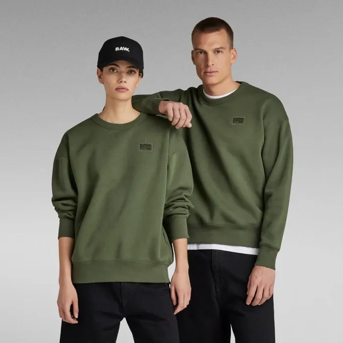 Sweatshirts and Hoodies Men GStar RAW Unisex Core Oversized Sweater Light Hunter