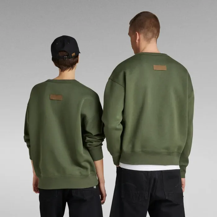 Sweatshirts and Hoodies Men GStar RAW Unisex Core Oversized Sweater Light Hunter