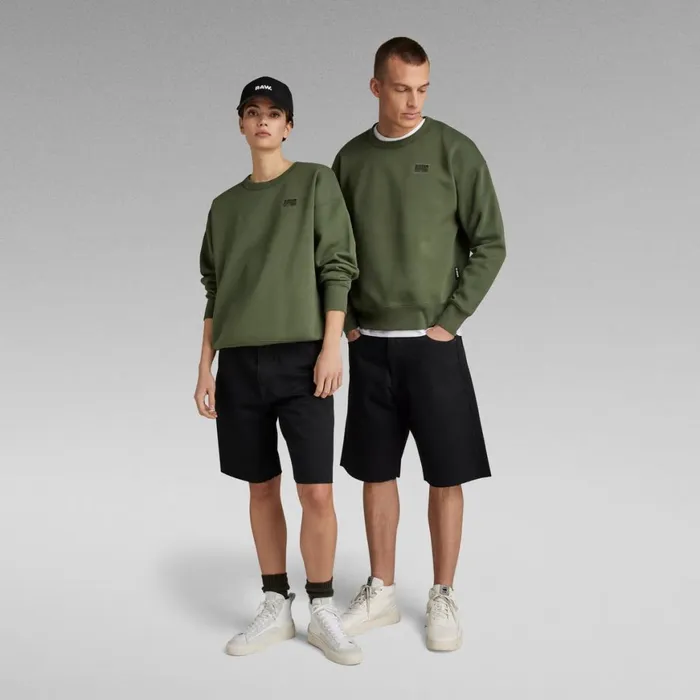 Sweatshirts and Hoodies Men GStar RAW Unisex Core Oversized Sweater Light Hunter