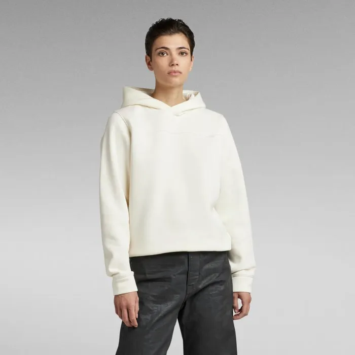Sweatshirts and Hoodies Women GStar RAW Thistle Back Graphic Hoodie Papyrus