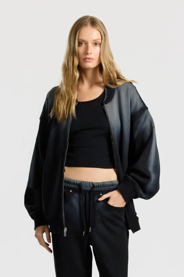Sweatshirts Men COTTON CITIZEN Berlin Bomber Jacket Black Cast
