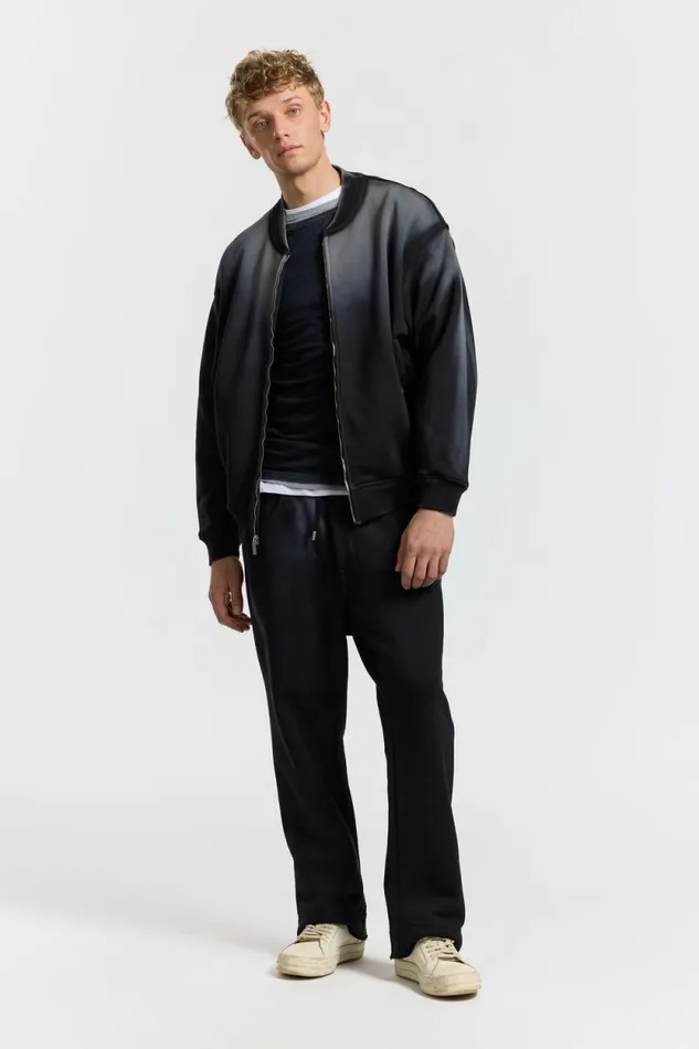 Sweatshirts Men COTTON CITIZEN Berlin Bomber Jacket Black Cast Sweatshirts Men COTTON CITIZEN Berlin Bomber Jacket Black Cast