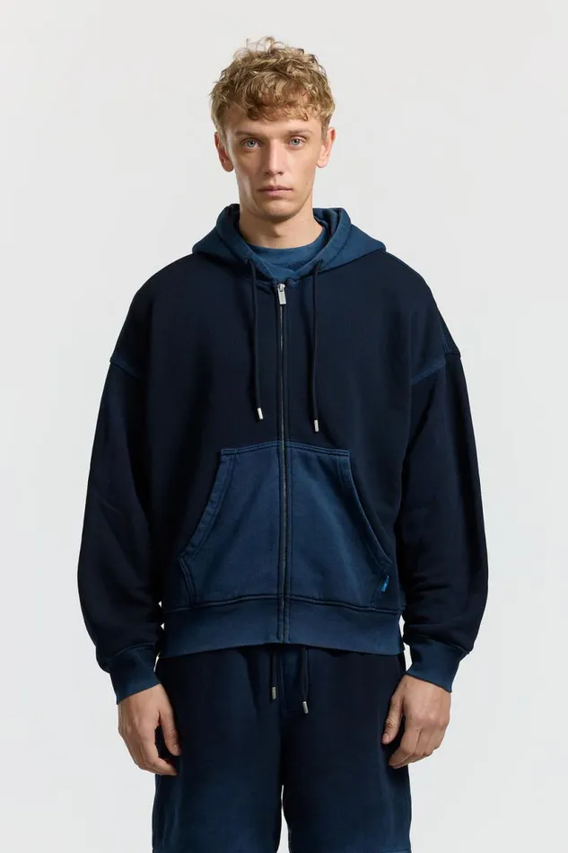 Sweatshirts Women COTTON CITIZEN Boston Zip Hoodie Vintage Navy