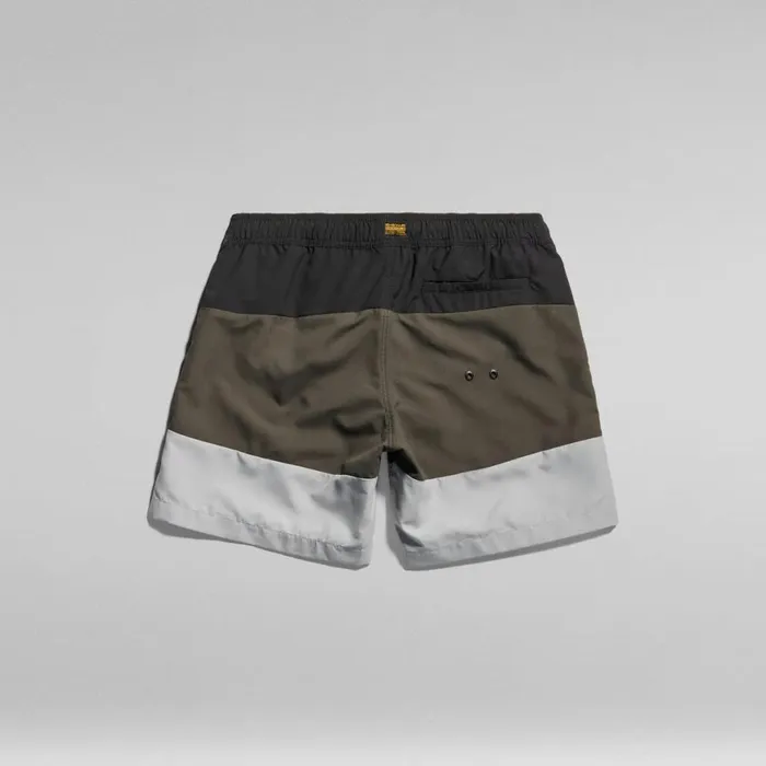 Swimwear Men GStar RAW Dirik Color Block Swim Shorts Dark Black