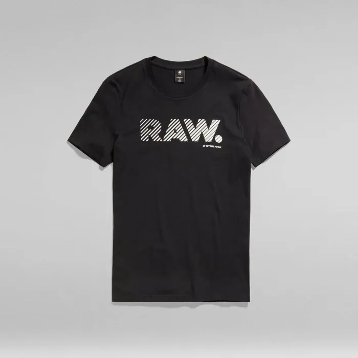 TShirts and Polos Men GStar RAW 3D RAW Logo Slim TShirt Dark Black