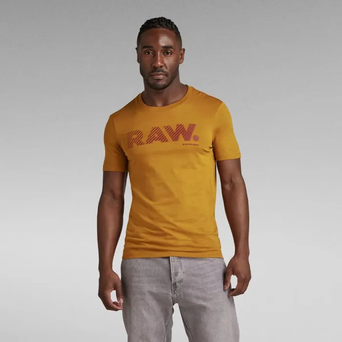 TShirts and Polos Men GStar RAW 3D RAW Logo Slim TShirt Dark Vulcan