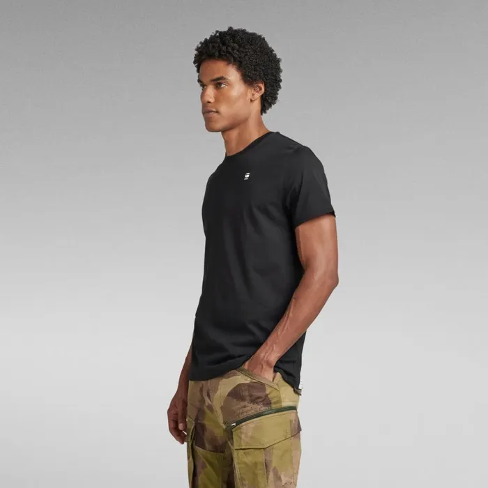 TShirts and Polos Men GStar RAW Back Panel Graphic TShirt Dark Black