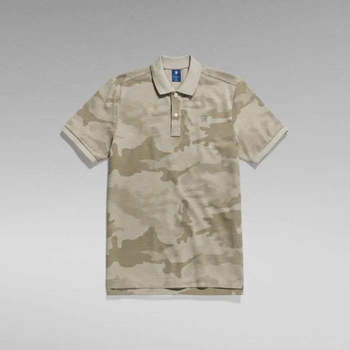 TShirts and Polos Men GStar RAW Dunda Slim Allover Polo Elephant Skin Line Camo