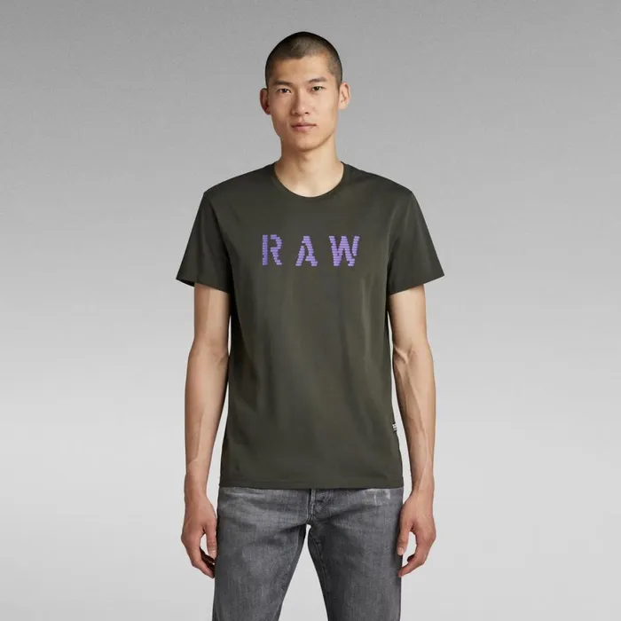 TShirts and Polos Men GStar RAW Graphic 2 Pack TShirt Jolly Greenasfalt