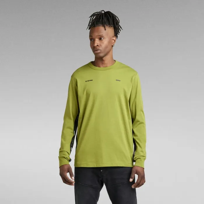 TShirts and Polos Men GStar RAW Logo Tape TShirt Fresh Olive
