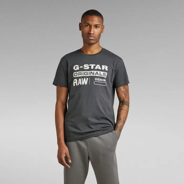 TShirts and Polos Men GStar RAW Originals Label TShirt Cloack