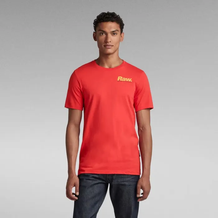 TShirts and Polos Men GStar RAW Photographer Graphic Slim TShirt Acid Red