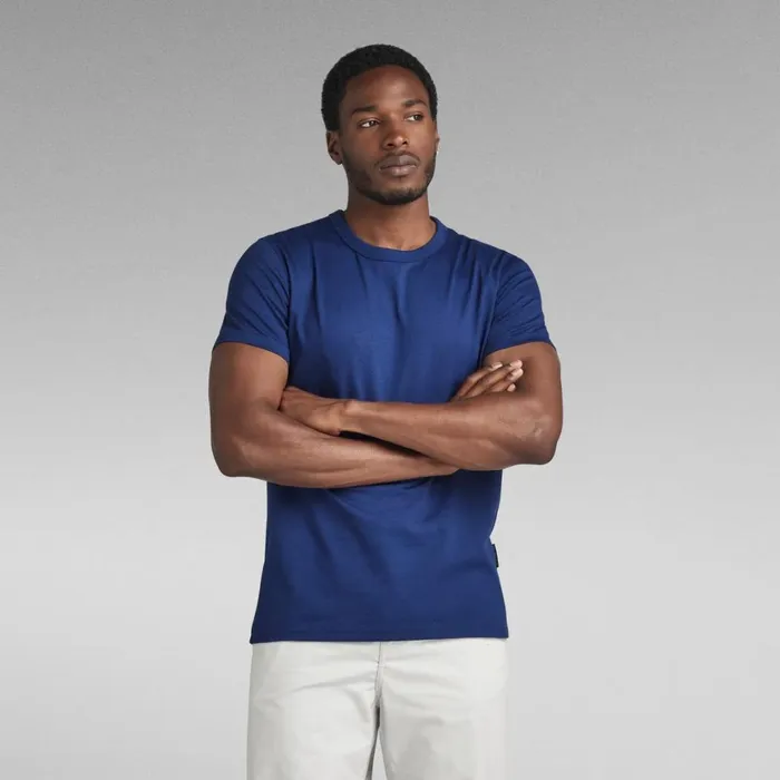 TShirts and Polos Men GStar RAW Premium Base TShirt Ballpen Blue