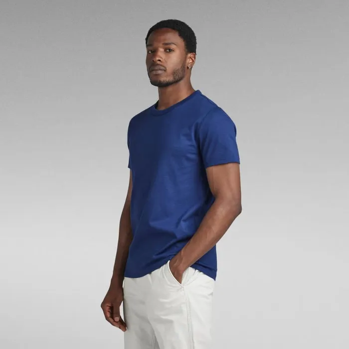 TShirts and Polos Men GStar RAW Premium Base TShirt Ballpen Blue