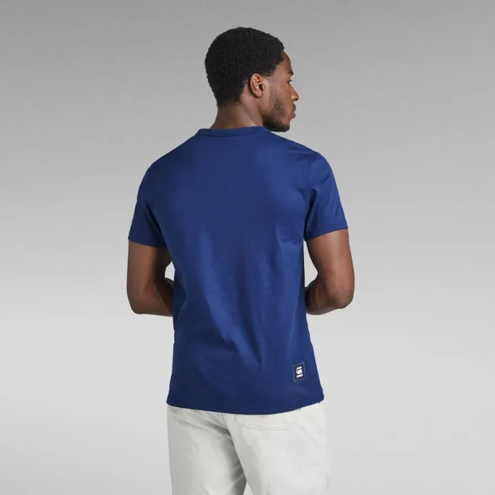 TShirts and Polos Men GStar RAW Premium Base TShirt Ballpen Blue
