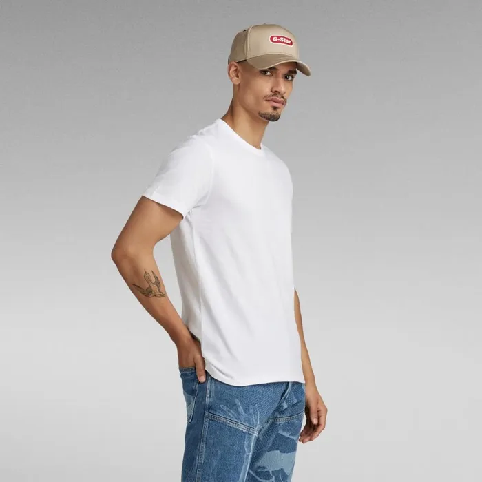 TShirts and Polos Men GStar RAW Premium Base TShirt White