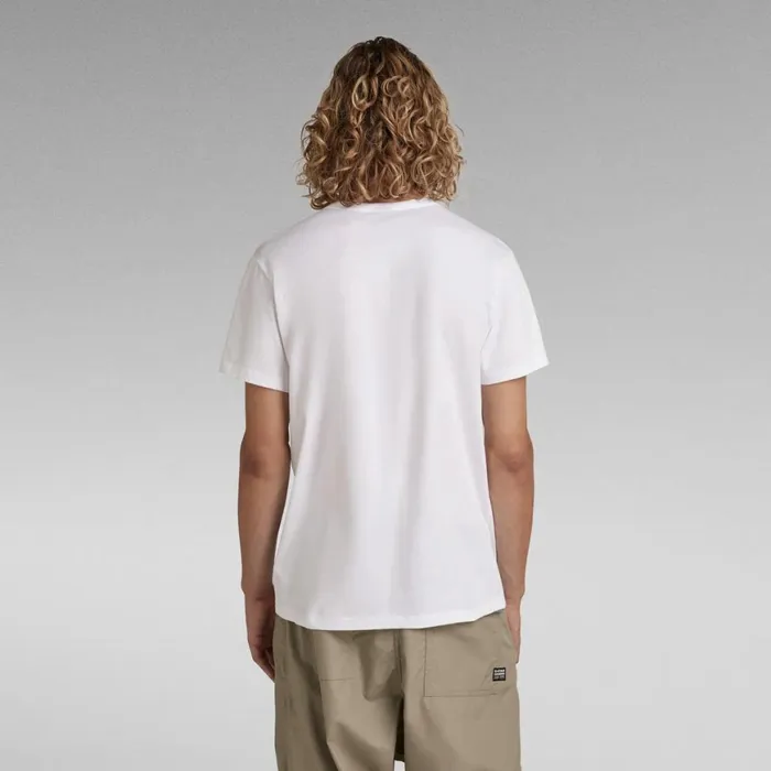 TShirts and Polos Men GStar RAW Side Logo TShirt White