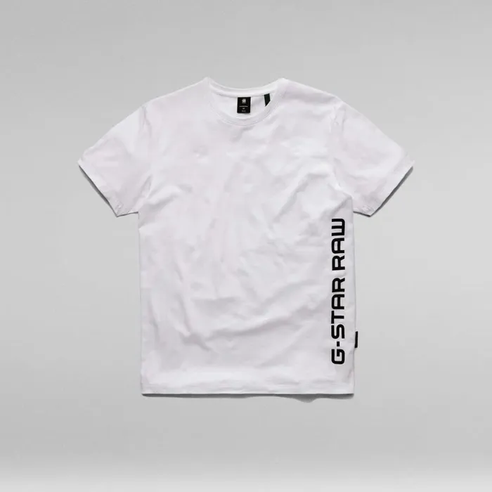 TShirts and Polos Men GStar RAW Side Logo TShirt White