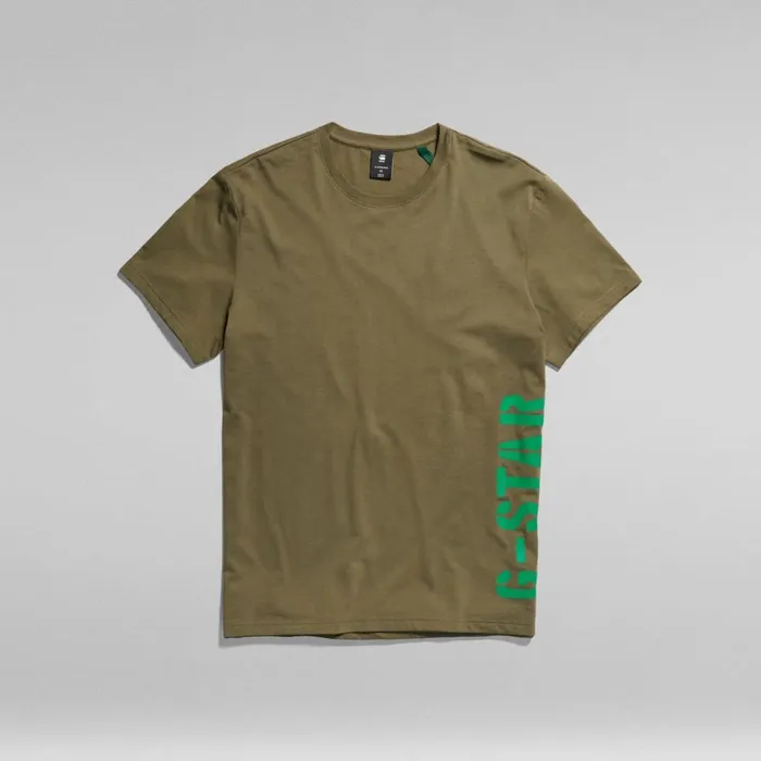 TShirts and Polos Men GStar RAW Side Stencil TShirt Shadow Olive