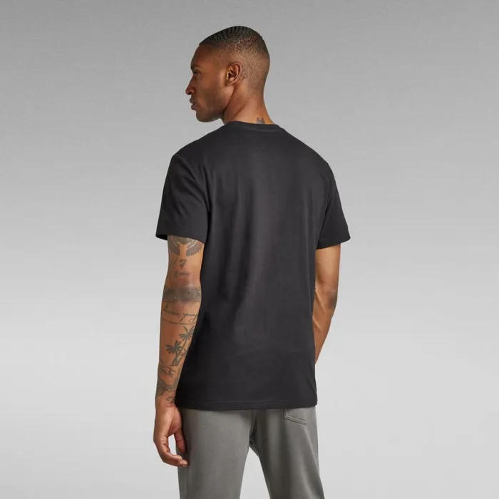 TShirts and Polos Men GStar RAW Stencil Originals TShirt Dark Black