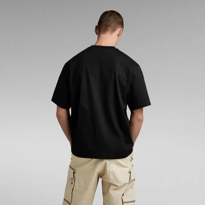 TShirts and Polos Men GStar RAW Unisex Oversized Boxy Base TShirt Dark Black