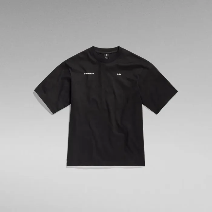 TShirts and Polos Men GStar RAW Unisex Oversized Boxy Base TShirt Dark Black