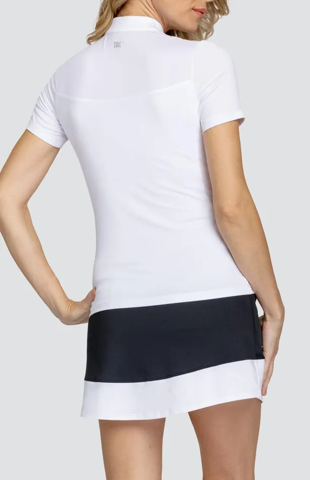 Tail Activewear Altai Top 8211 Chalk White Women Short Sleeve