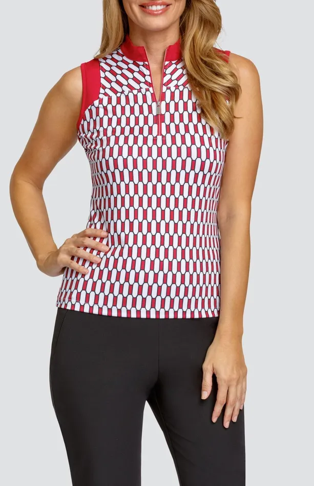 Tail Activewear Bastian Top 8211 Hexellation Women Sleeveless