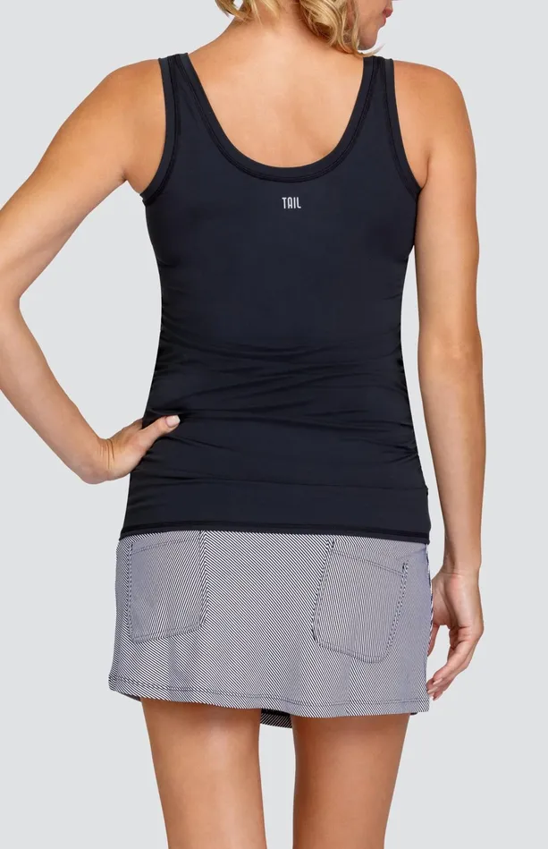 Tail Activewear Cheri Tank 8211 Onyx Black 8211 FINAL SALE Women Tanks