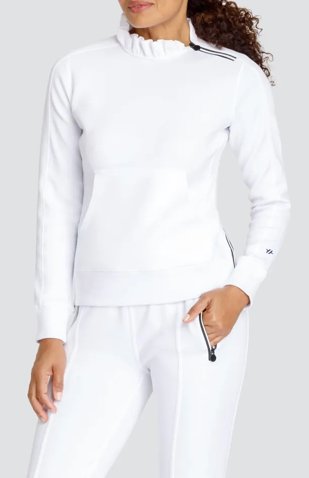 Tail Activewear Condoleezza Chalk White Pullover Women Long Sleeve