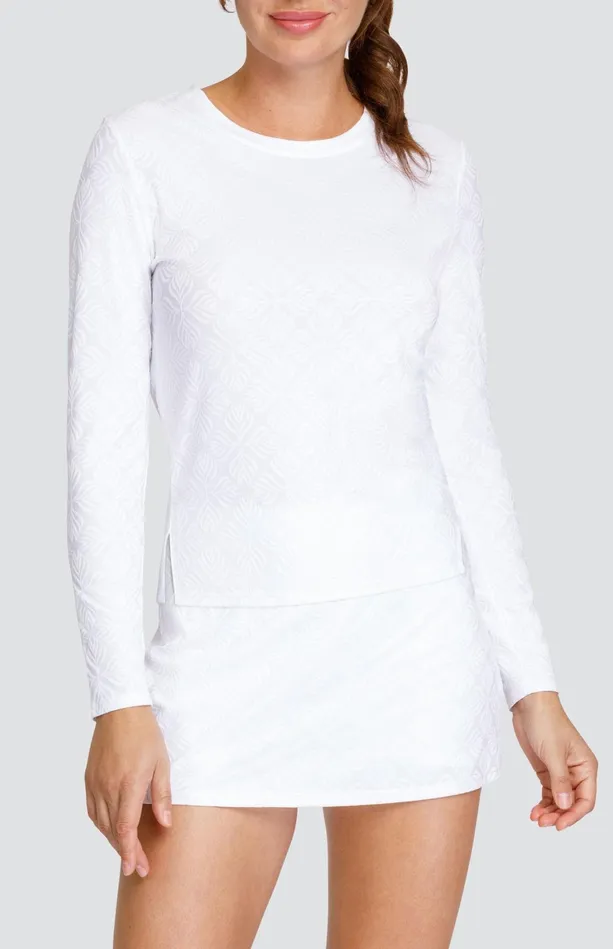 Tail Activewear Cosima Top 8211 Crystal Jacquard Women Long Sleeve