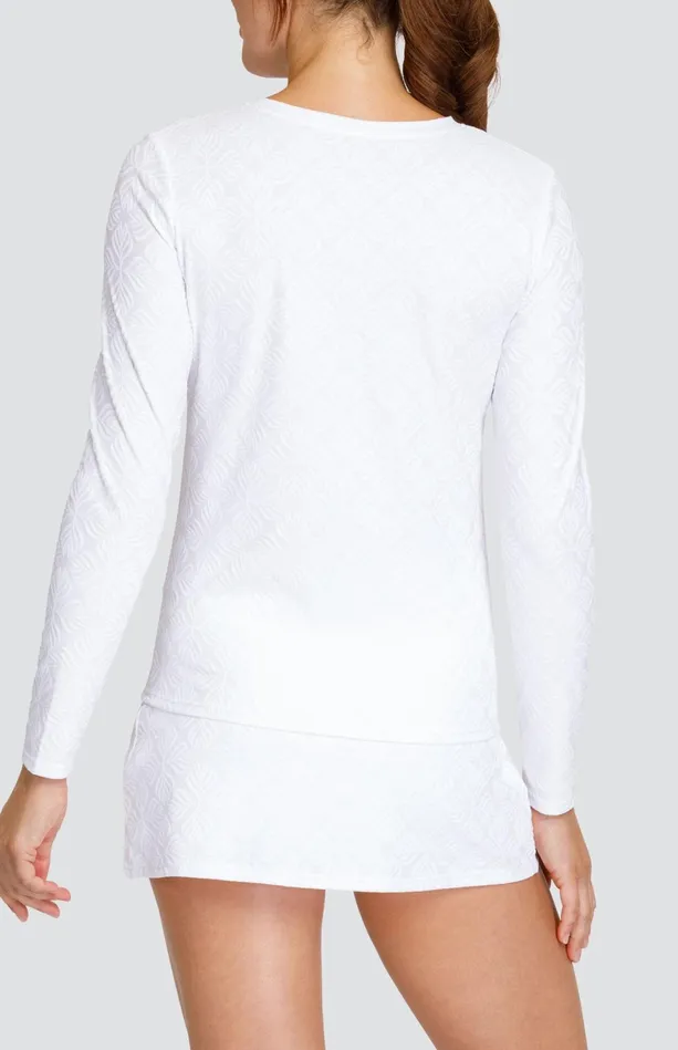 Tail Activewear Cosima Top 8211 Crystal Jacquard Women Long Sleeve