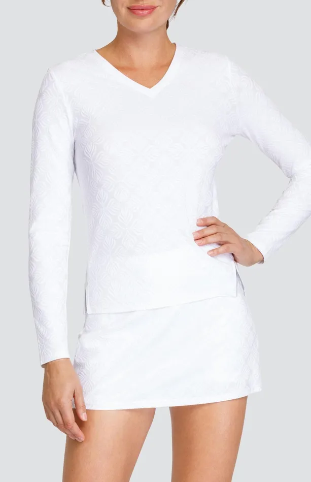 Tail Activewear Cosima Top 8211 Crystal Jacquard Women Long Sleeve
