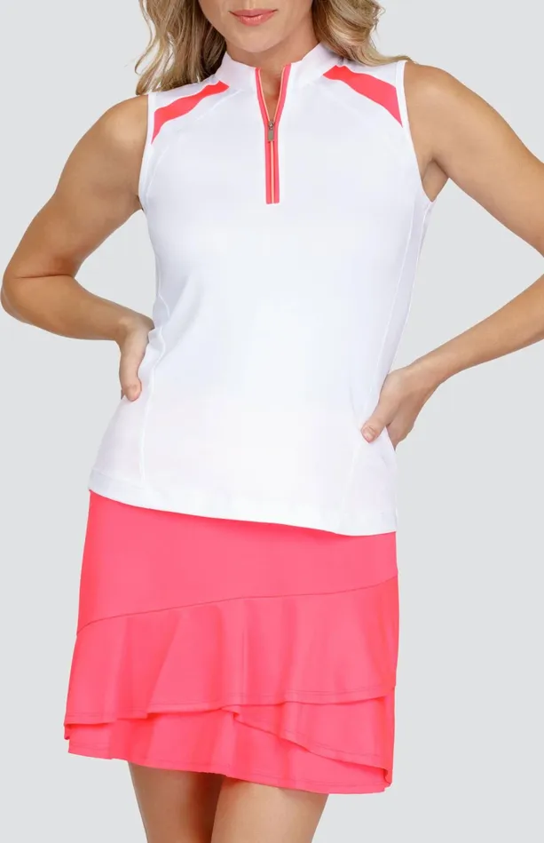 Tail Activewear Delaine Top 8211 Chalk White 8211 FINAL SALE Women Sleeveless