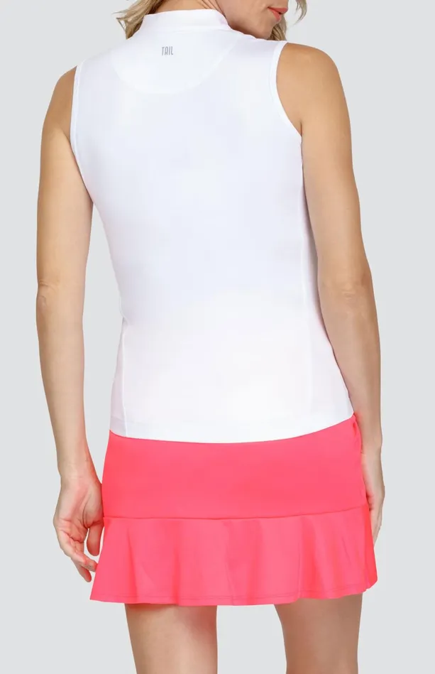 Tail Activewear Delaine Top 8211 Chalk White 8211 FINAL SALE Women Sleeveless