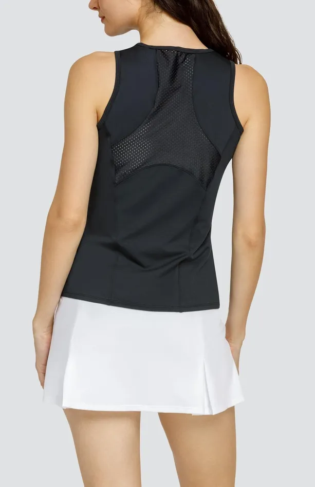 Tail Activewear Eudora Tank 8211 Onyx Black Women Tanks