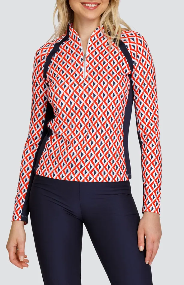 Tail Activewear Flynn Top 8211 Sierra Geo Women Long Sleeve
