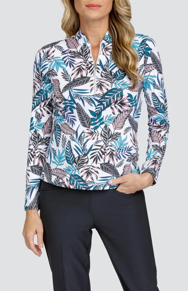 Tail Activewear Kalinda Top 8211 Rowan Foliage Women Long Sleeve