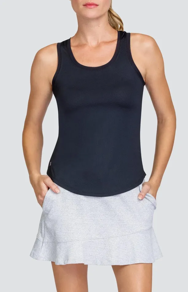 Tail Activewear Mia Tank 8211 Onyx Black Women Tanks