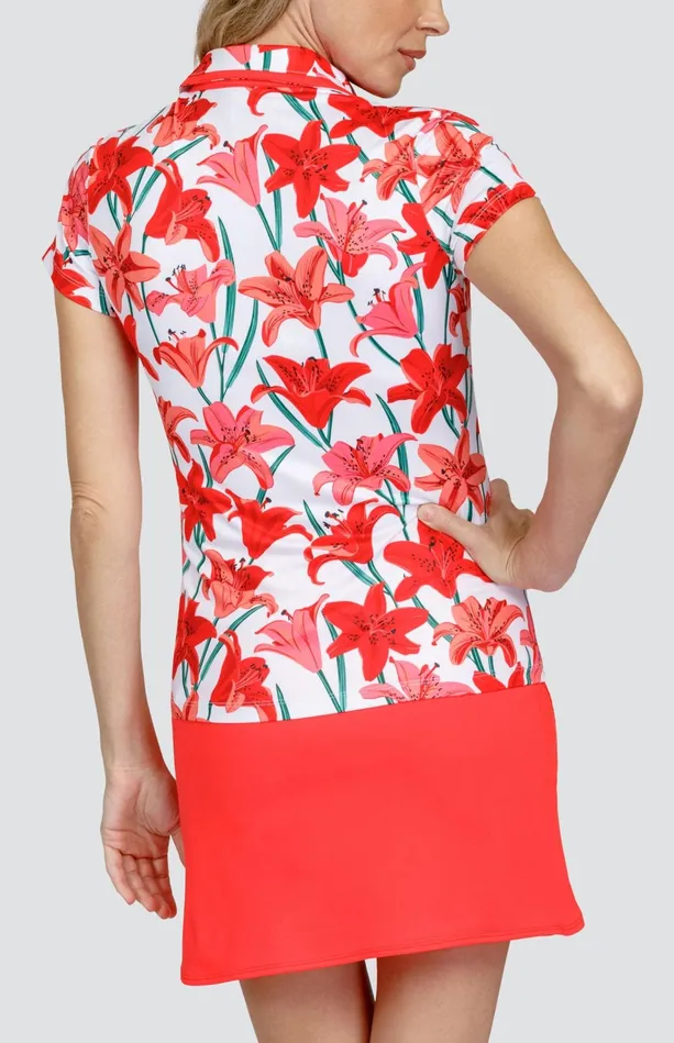Tail Activewear Pau Top 8211 Valencia Lilies Women Short Sleeve