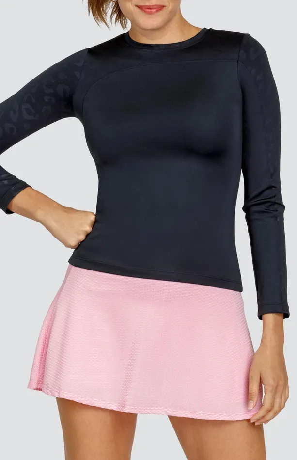 Tail Activewear Roy Top 8211 Onyx Black 8211 FINAL SALE Women Long Sleeve