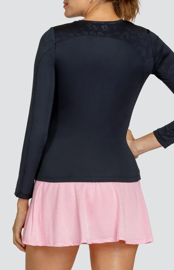 Tail Activewear Roy Top 8211 Onyx Black 8211 FINAL SALE Women Long Sleeve