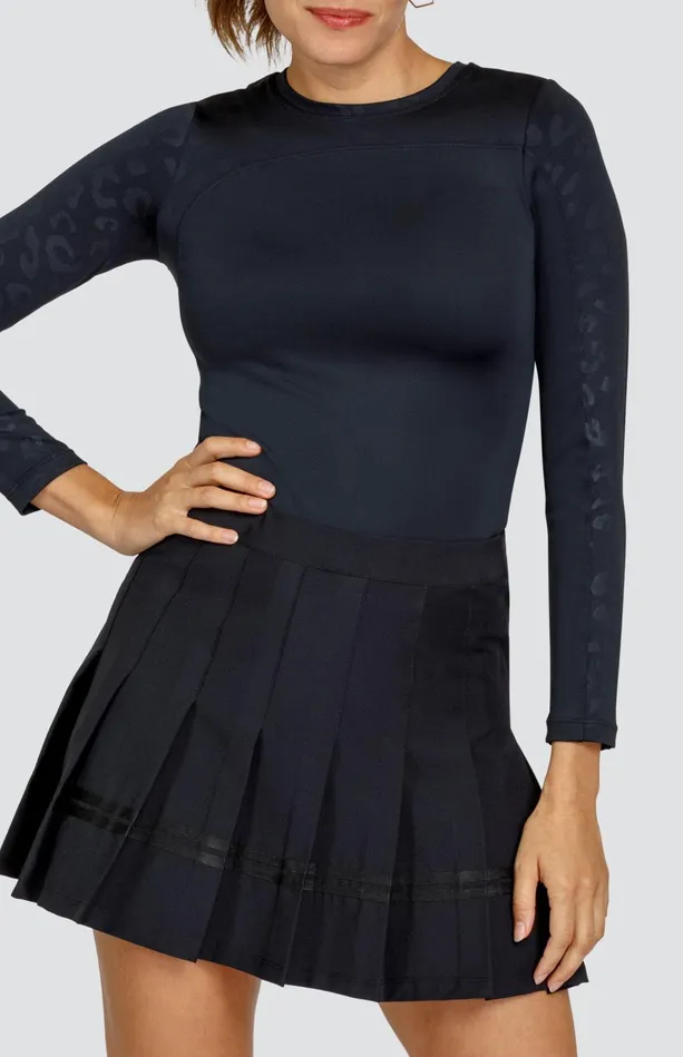 Tail Activewear Roy Top 8211 Onyx Black 8211 FINAL SALE Women Long Sleeve