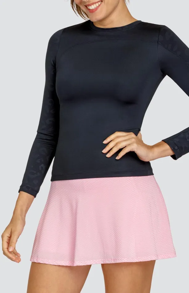 Tail Activewear Roy Top 8211 Onyx Black 8211 FINAL SALE Women Long Sleeve