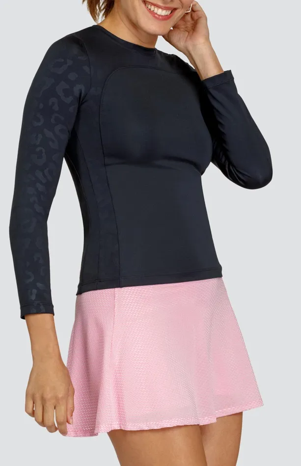 Tail Activewear Roy Top 8211 Onyx Black 8211 FINAL SALE Women Long Sleeve