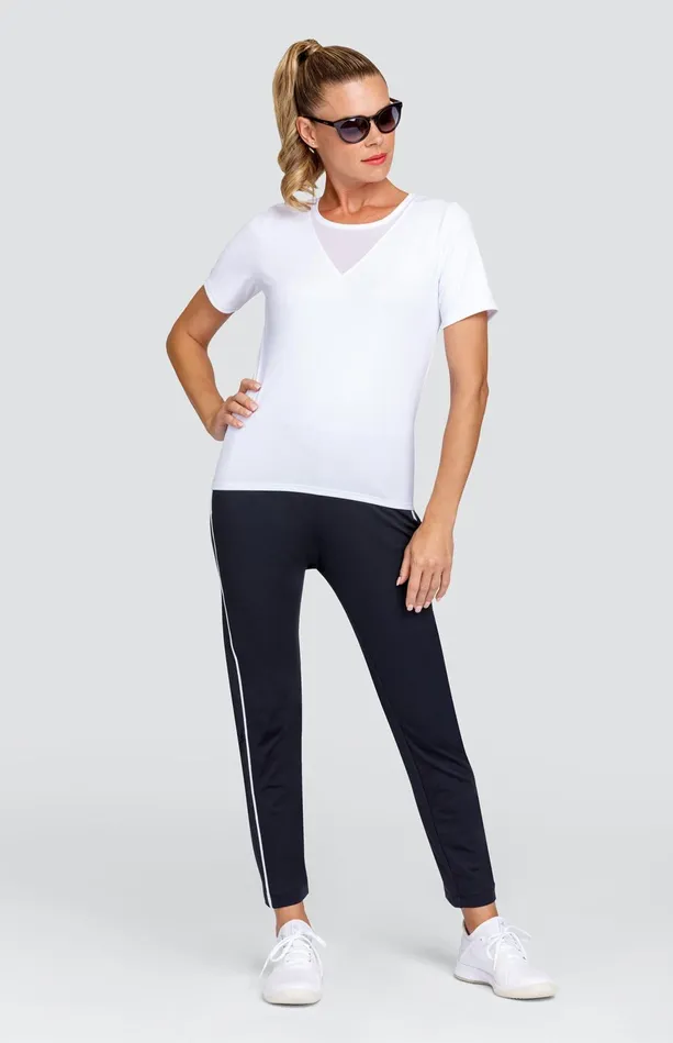 Tail Activewear Valley Top 8211 Chalk 8211 FINAL SALE Women Short Sleeve