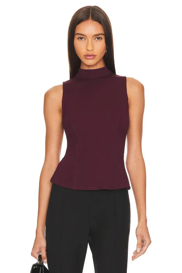 Tanya Top Midnight Burgundy Women Lovers and Friends Tops