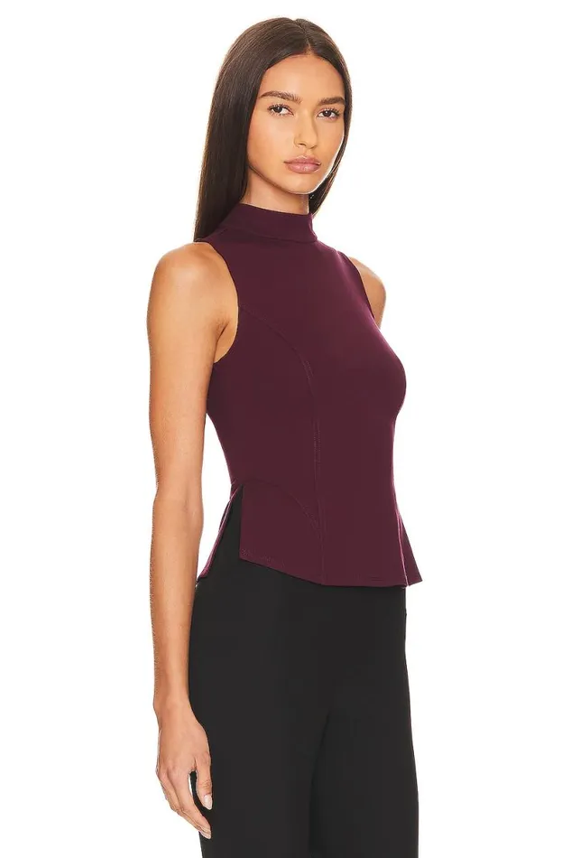 Tanya Top Midnight Burgundy Women Lovers and Friends Tops