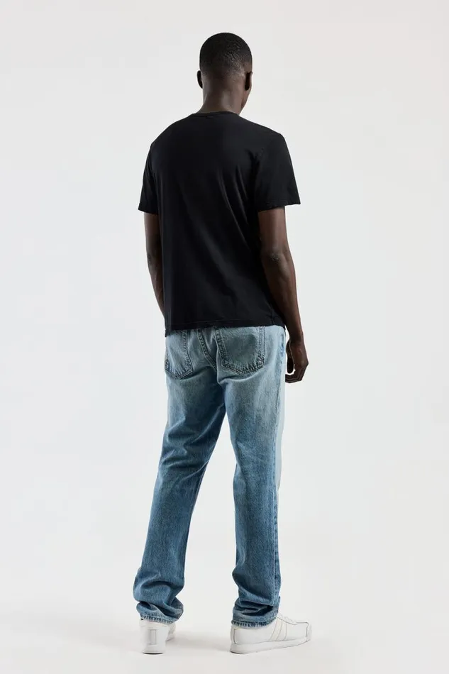 Tees Men COTTON CITIZEN Classic Crewneck Tee Jet Black Tees Men COTTON CITIZEN Classic Crewneck Tee Jet Black